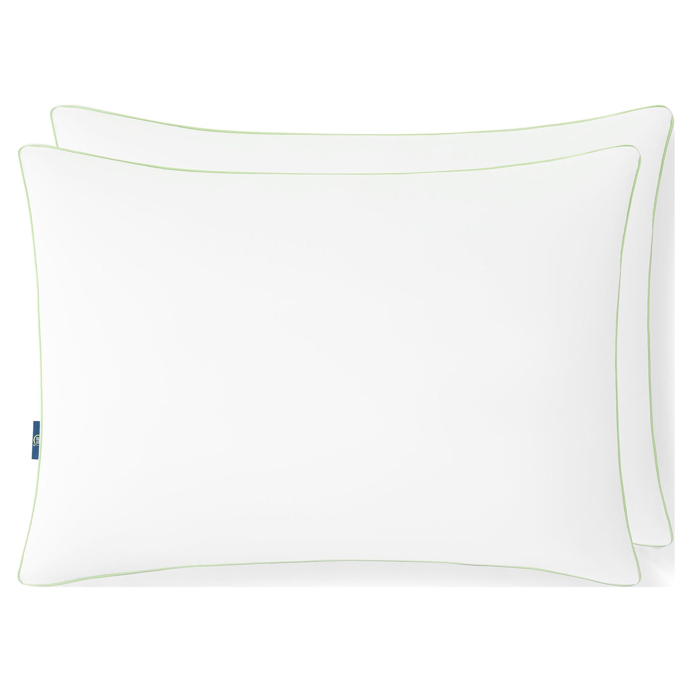 Hotel Collection Firm Bed Pillow, Standard/Queen, 2 Pack - Orthopedic Shredded Foam Bed Pillow Set Detail