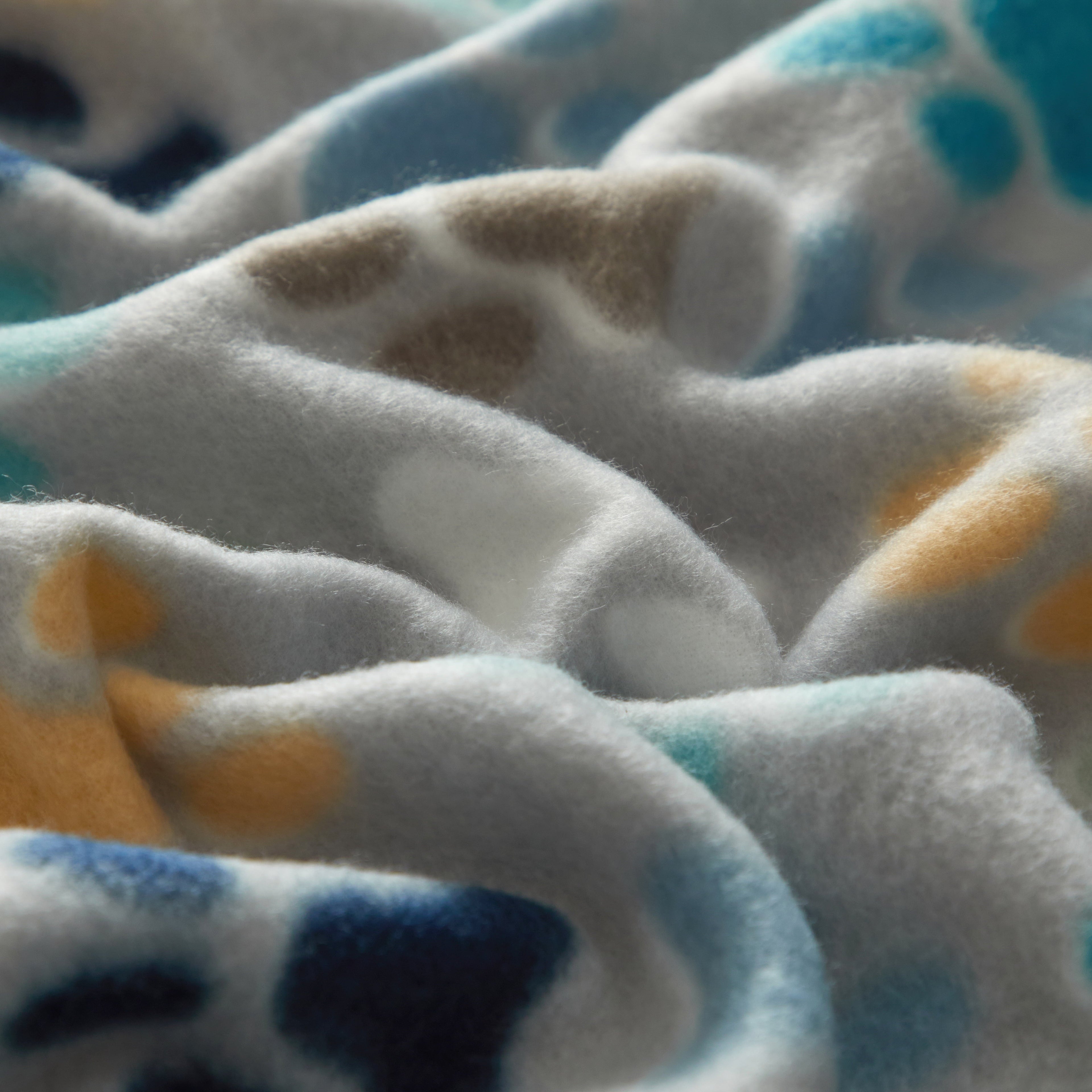 Cozy Fleece Cozy Fleece Throw Blanket, Gray Paw 50" x 60", All Ages - Lightweight Plush Warm Blanket for All Seasons Detail