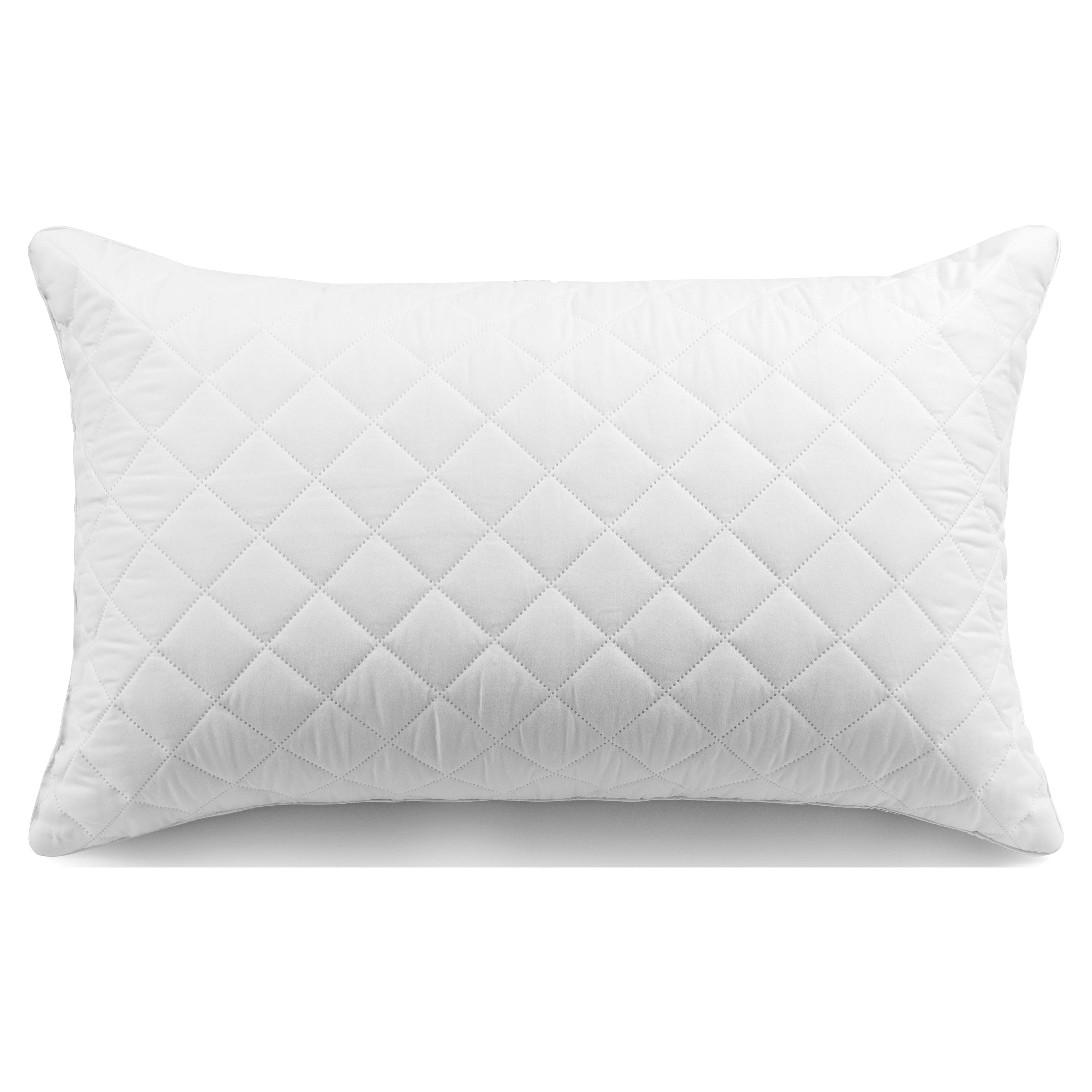 Hotel Collection Memory Foam Cluster Bed Pillow, Standard/Queen, 2 Pack - Hotel Quality Plush Sleeping Pillows Detail