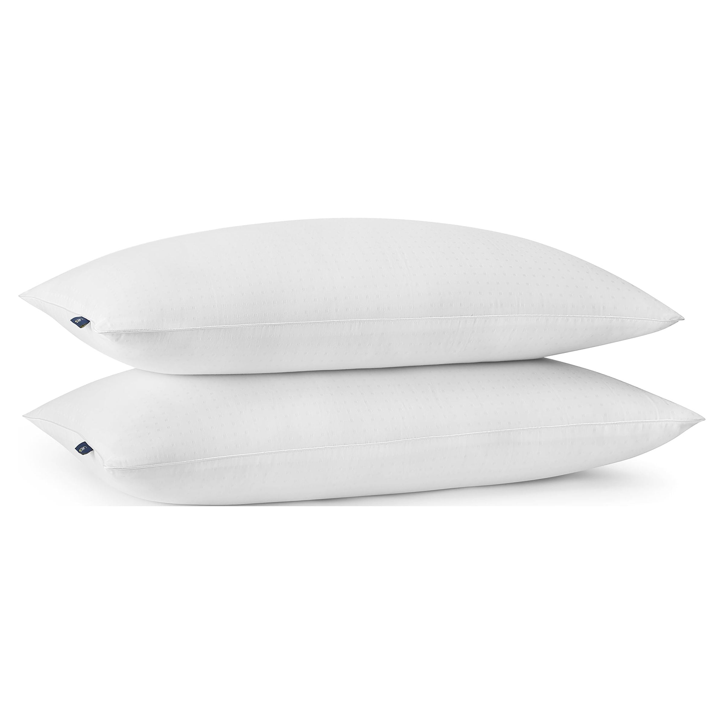 Ergonomic Memory Foam Won't Go Flat Bed Pillow, King, 2 Pack - Decorative Throw Pillow Cushion for Sofa & Bed Detail