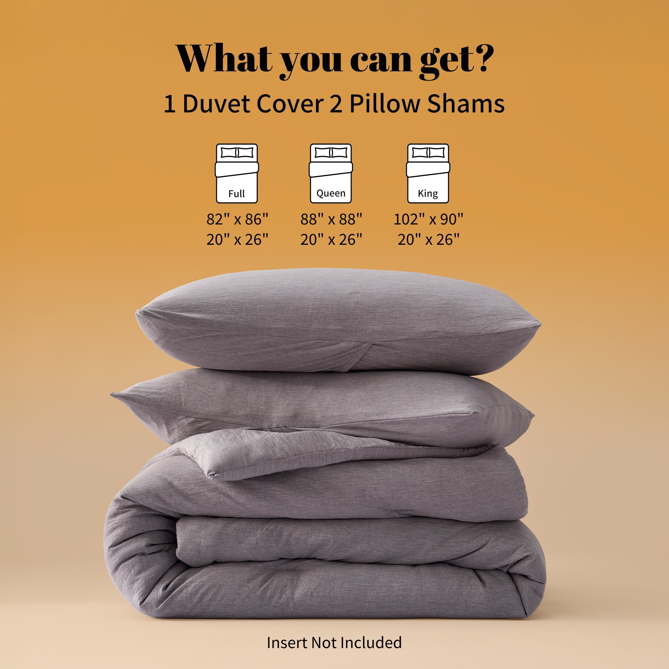 Luxurious Quilted Washed Comforter Set Full Size - 3 Pieces Soft Luxury Cationic Dyeing Bedding Sets, Linen-Like Texture Breathable Wri... - Cloud-Like Soft Lightweight Bed Comforter Detail