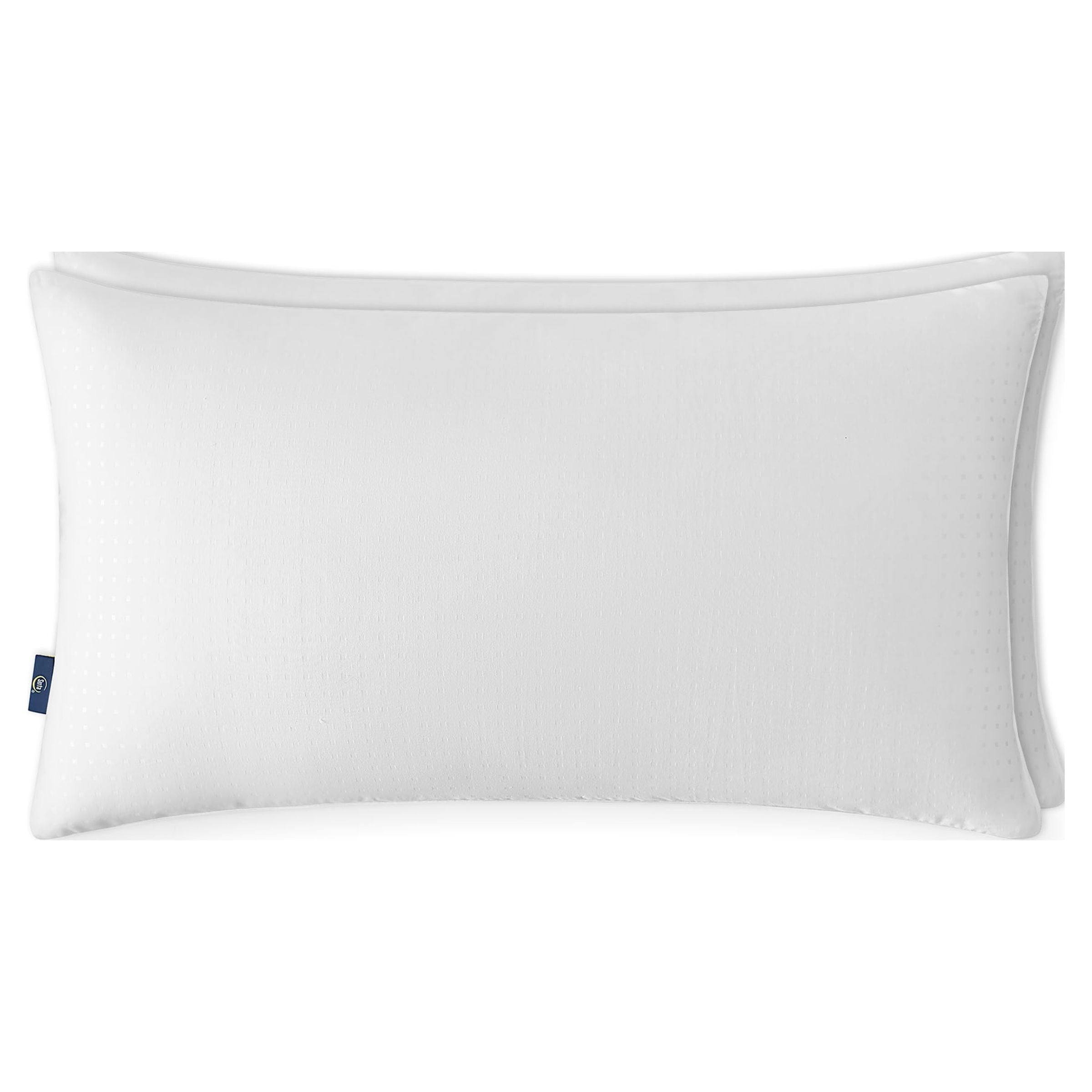 Ergonomic Memory Foam Won't Go Flat Bed Pillow, King, 2 Pack - Decorative Throw Pillow Cushion for Sofa & Bed Detail