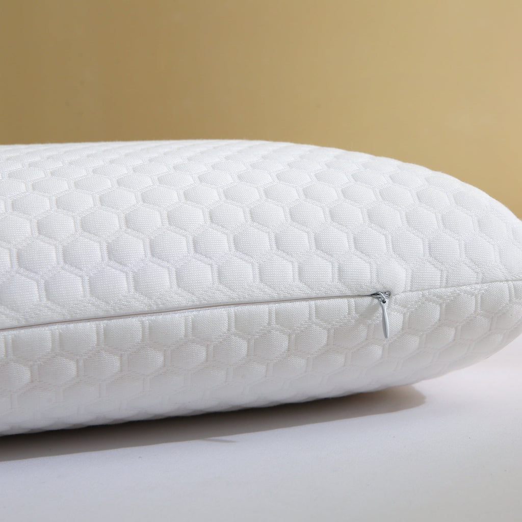 Ergonomic Memory Foam Memory Foam Bed Pillows, Pillow for Side and Back Sleeper, Pillow for Neck Pain Relief, Washable Removable Cover, Sof... - Hotel Quality Plush Sleeping Pillows Detail