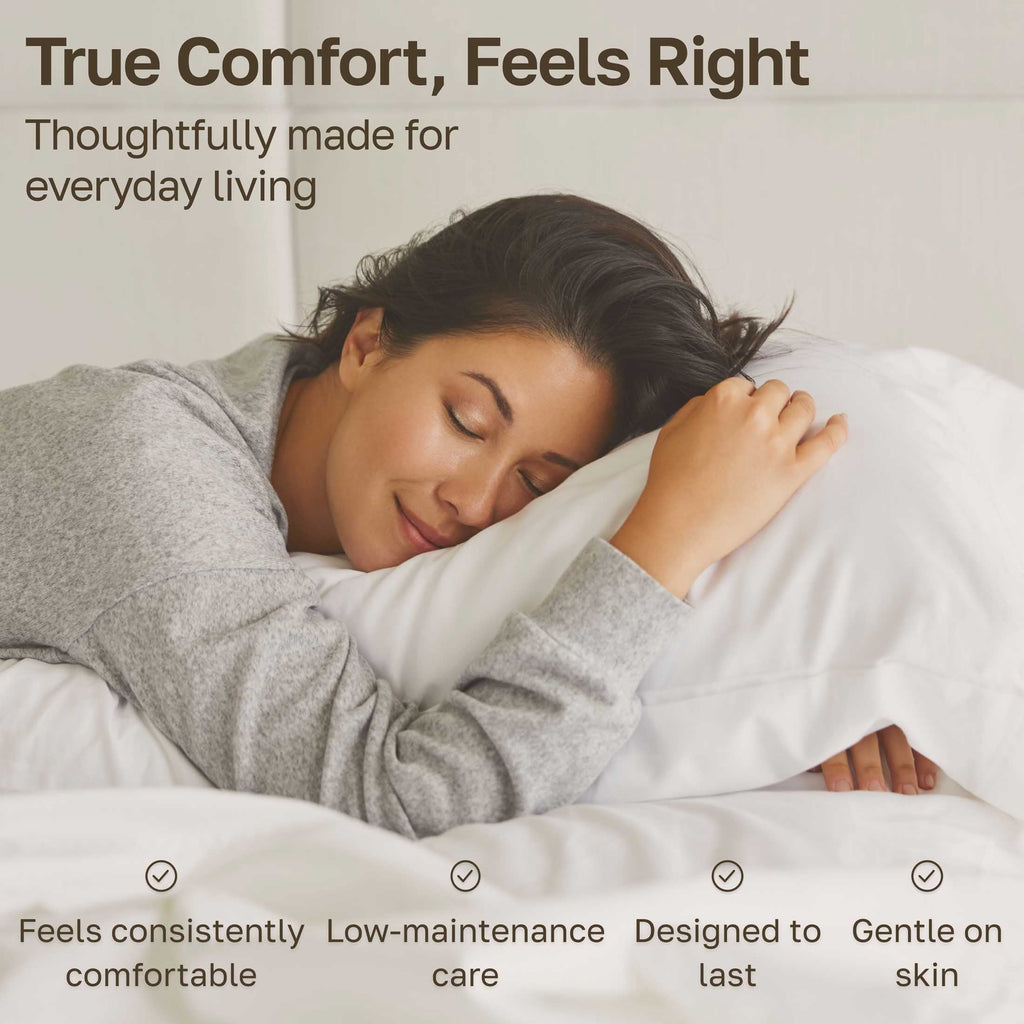 Cooling Sateen 100% Cotton Queen Sheets Set - 600 Thread Count 100% Cotton Sheets Queen, Sateen Deep Pocket Adult/Teen 4 Piece Bed Sh - Premium Ultra-Soft Pillowcase Pair for Sleeping Detail