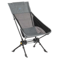 Premium All-Weather ComPack Rocker - Choice 980 - Patented Spring-Action Rocking Chair for Camping - Heathered Pewter