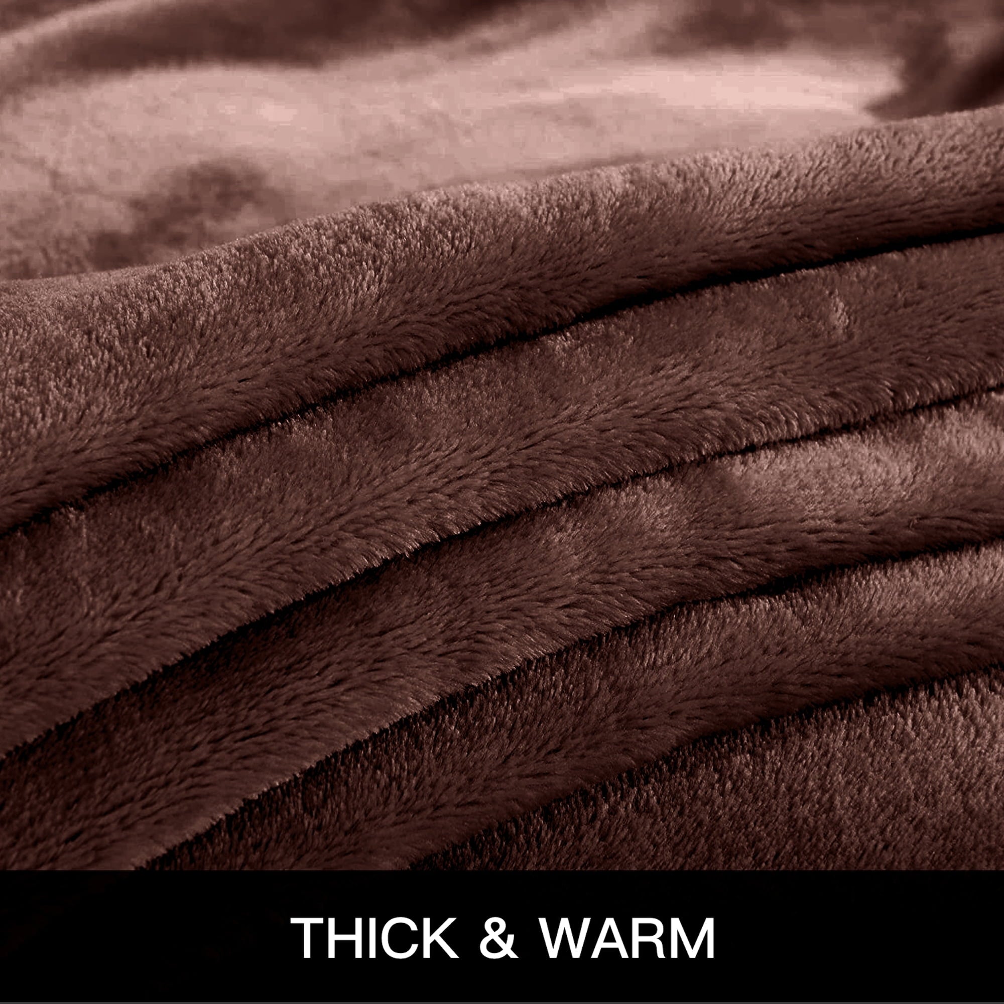 Lightweight Warm Throw Blanket, Fuzzy & Plush Warm Fleece Blanket, Throw Size Coffee Blankets for Couch Beds, Machine Washable Blanket... - Luxury Knitted Decorative Throw Blanket with Fringes Detail