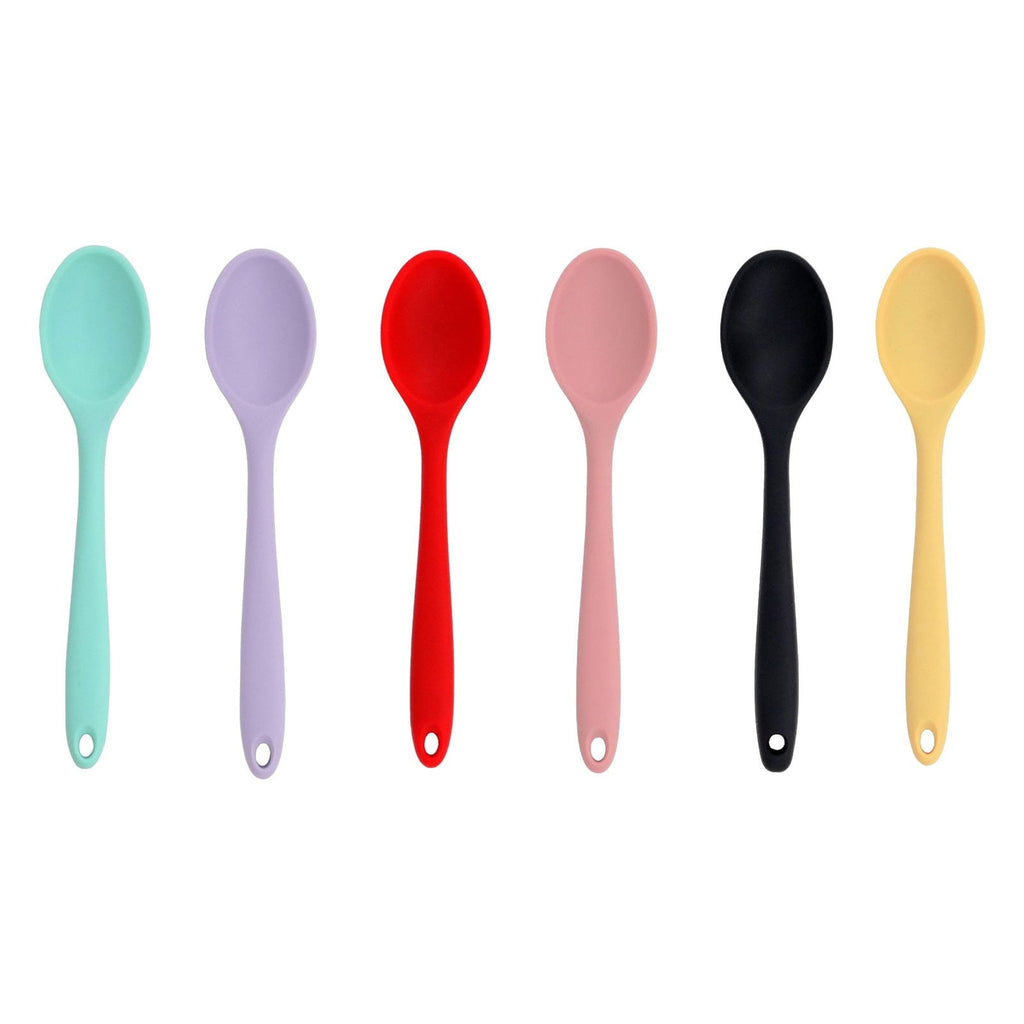 Ergonomic Cooking Silicone Slotted Spoon, High Heat Resistant Silicone Cooking Spoon, 2Pcs Nonstick Silicone Mixing Spoon, Durable Kitc... - Heat-Resistant Silicone Cooking Spatula Turner Detail
