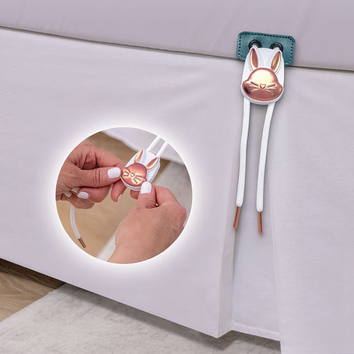 Cooling Sateen Fitted Bed Sheet With Built-In Compression Cord Locks On Mattresses & Won’t Slip - Luxury Bed Sheet Set with Deep Pockets Detail
