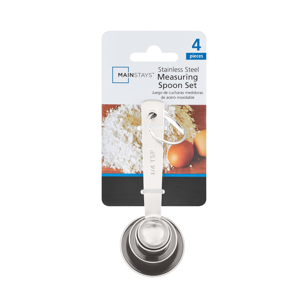 Innovative Kitchen Stainless Steel 4-Piece Nesting Measuring Spoons Set, Stainless Steel Finish - Kitchen Gadget Tool for Quick Food Prep Detail