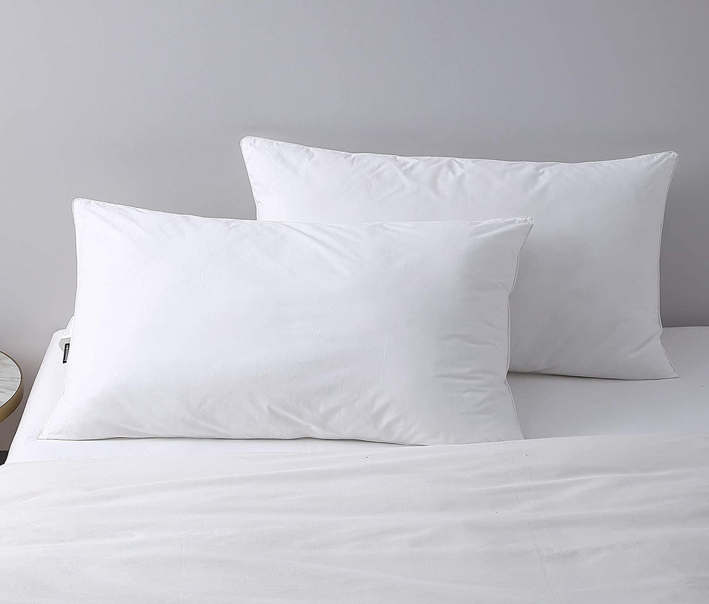 Orthopedic Support Bed Pillows King Size Pillows Set of 2, Pillows for Sleeping,Polyester Microfiber Cover,Super Soft Set of 2(... - Hotel Quality Plush Sleeping Pillows Detail