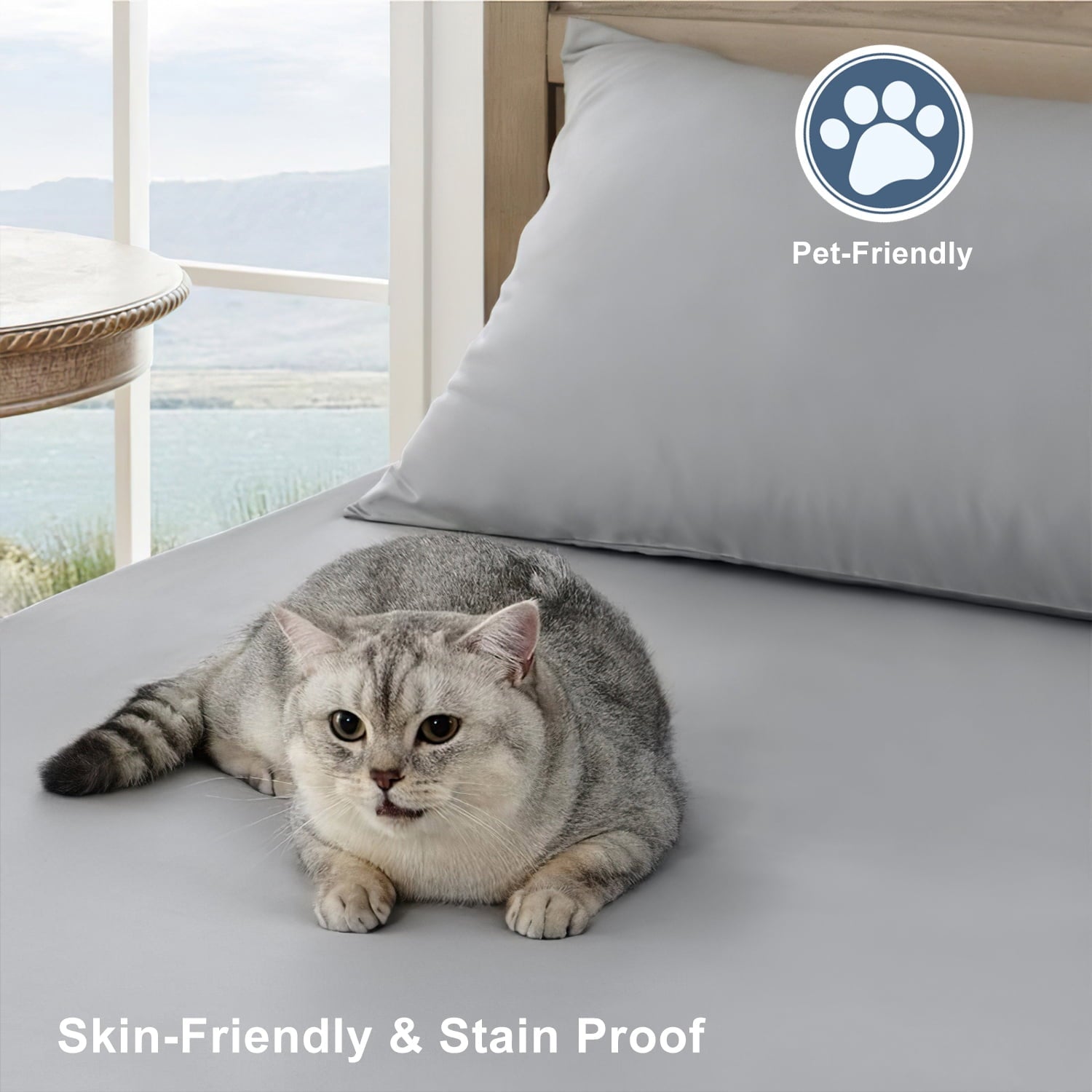 Premium Egyptian Cotton Twin Bed Sheet Set 3 Piece, Hotel Luxury Super Soft 1800 Series Microfiber Bed Sheets Set, Wrinkle Free Breathable, U... - Luxury Bed Sheet Set with Deep Pockets Detail
