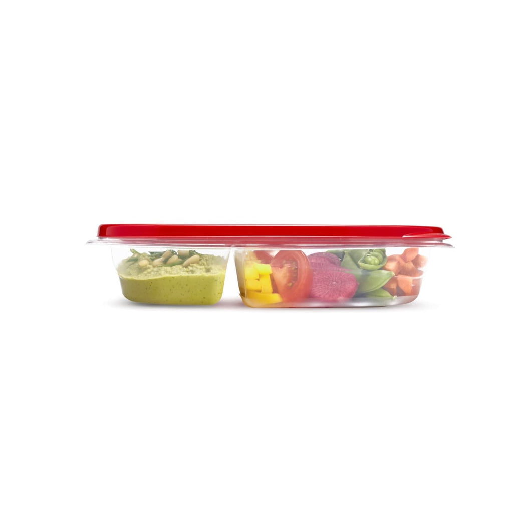 Playful Geometric alongs Divided Rectangular Food Storage Containers, 3.7 Cup, 3-Pack - Fun Food Fidget Cookie Squishable Toy Detail