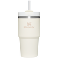 Large Capacity The Quencher H2.0 Flowstate Tumbler D030T - Premium Stainless Steel Straw Cup for All-Day Hydration - Cream