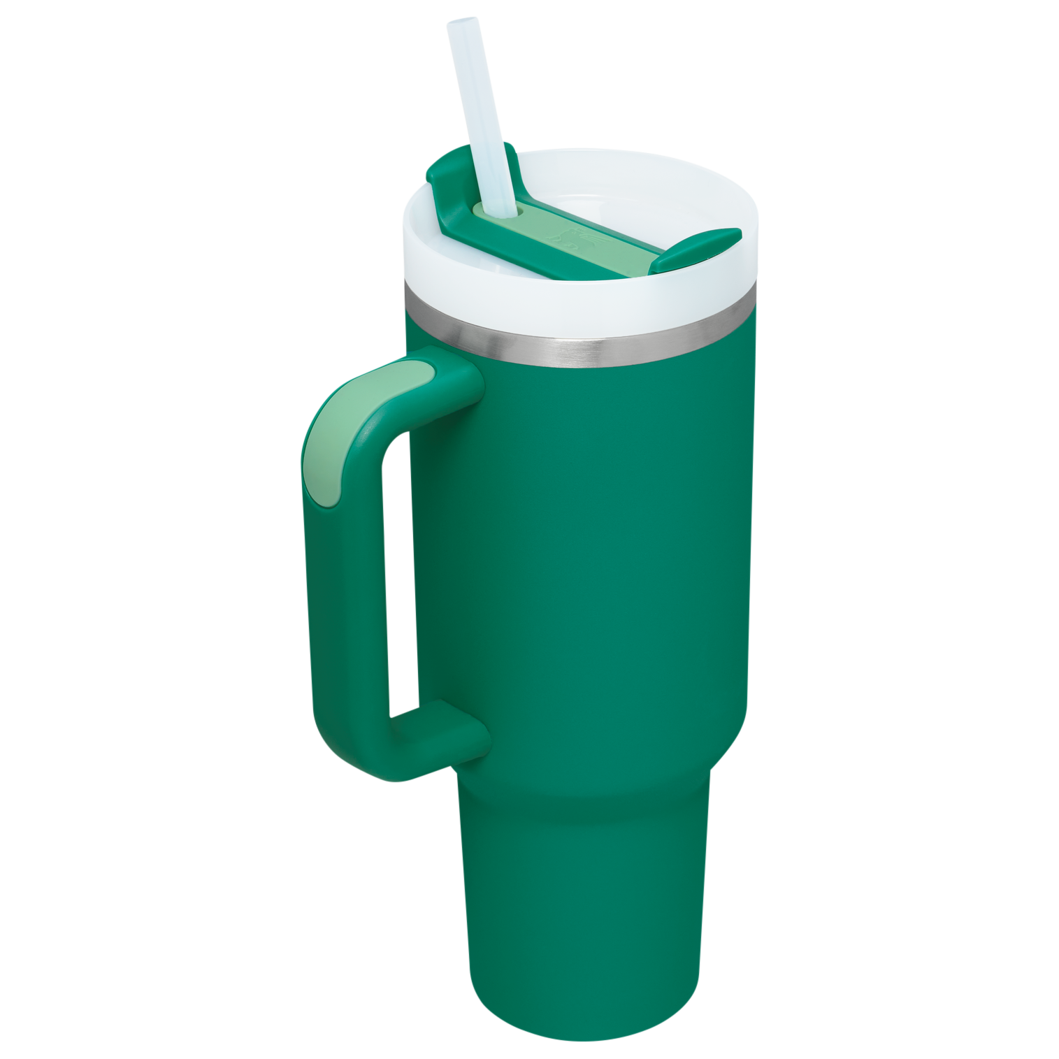 Splash-Resistant FlowState The Quencher H2.0 Flowstate Tumbler D050X - Double-Wall Vacuum Insulated Travel Tumbler with Straw Detail