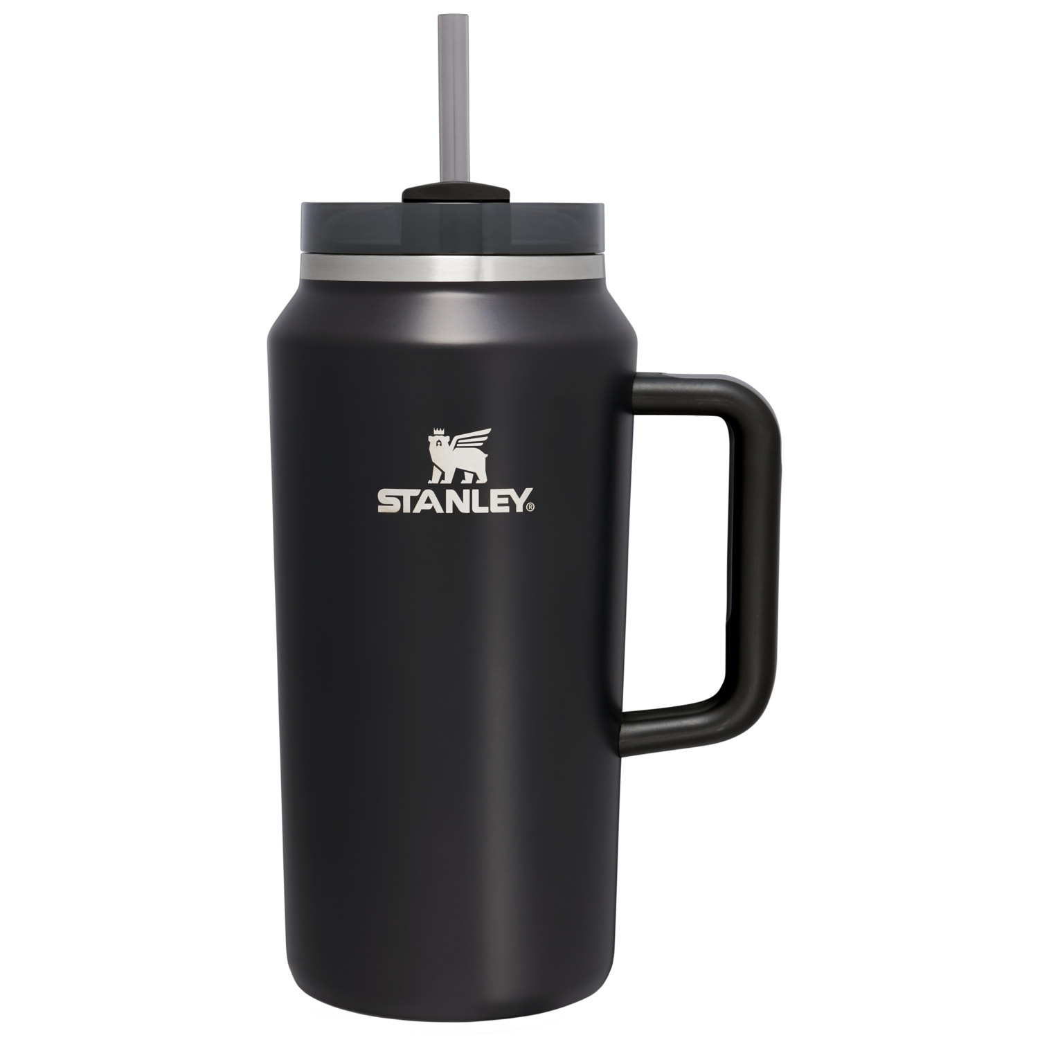 Double-Wall Vacuum The Quencher H2.0 Flowstate Tumbler D033Q - Premium Stainless Steel Straw Cup for All-Day Hydration - Black Glow