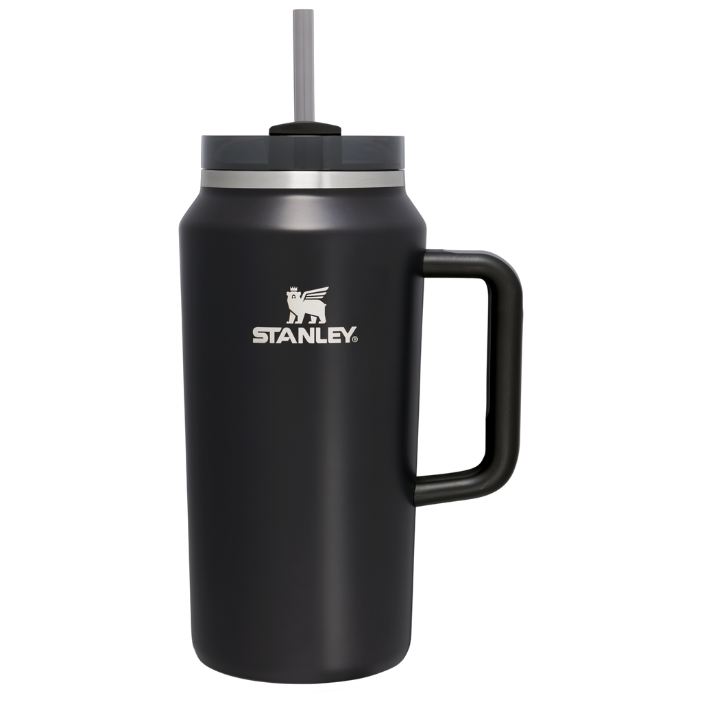 Car-Cup Friendly The Quencher H2.0 Flowstate Tumbler D365U - Double-Wall Vacuum Insulated Travel Tumbler with Straw - Black Glow
