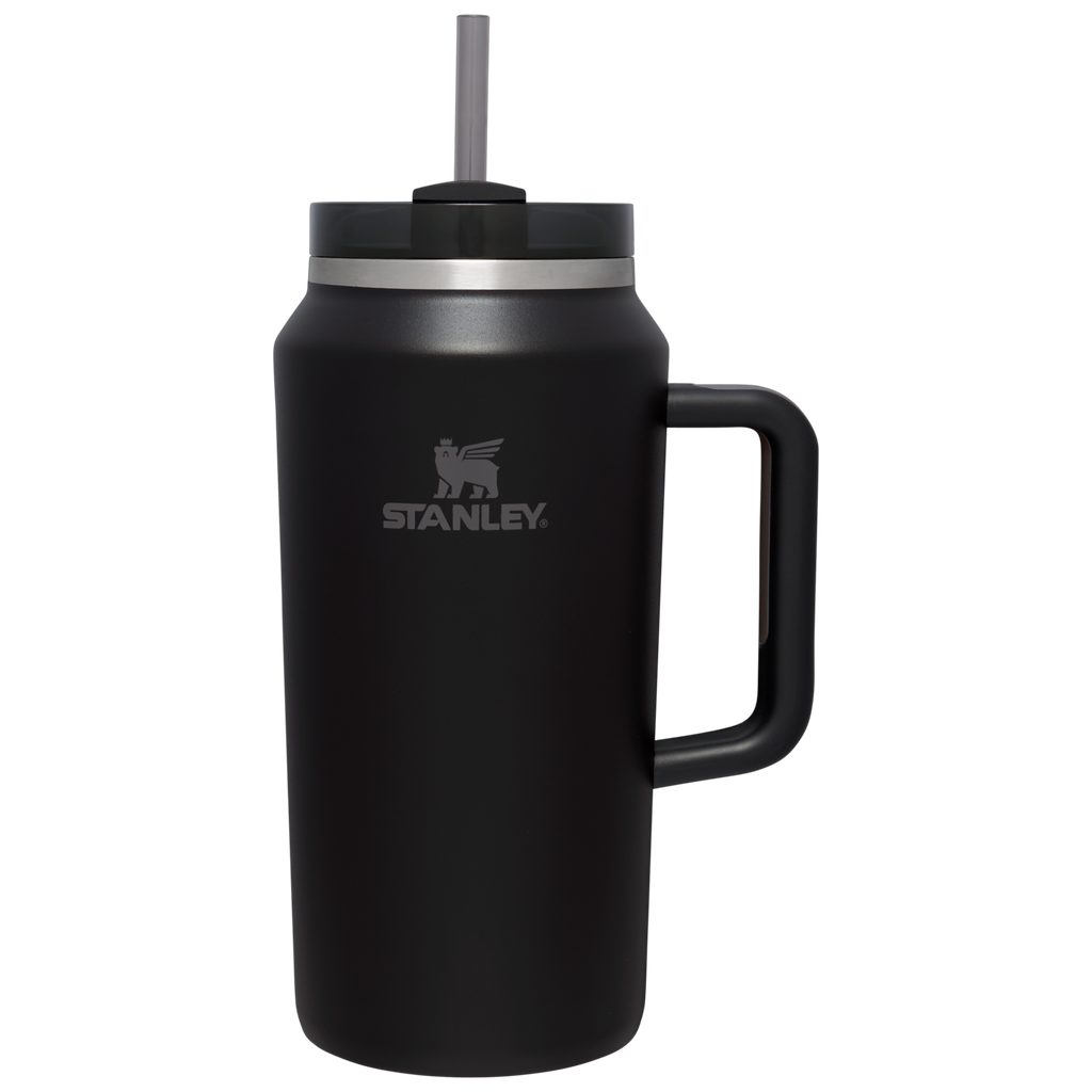 Car-Cup Friendly The Quencher H2.0 Flowstate Tumbler D365U - Double-Wall Vacuum Insulated Travel Tumbler with Straw - Black