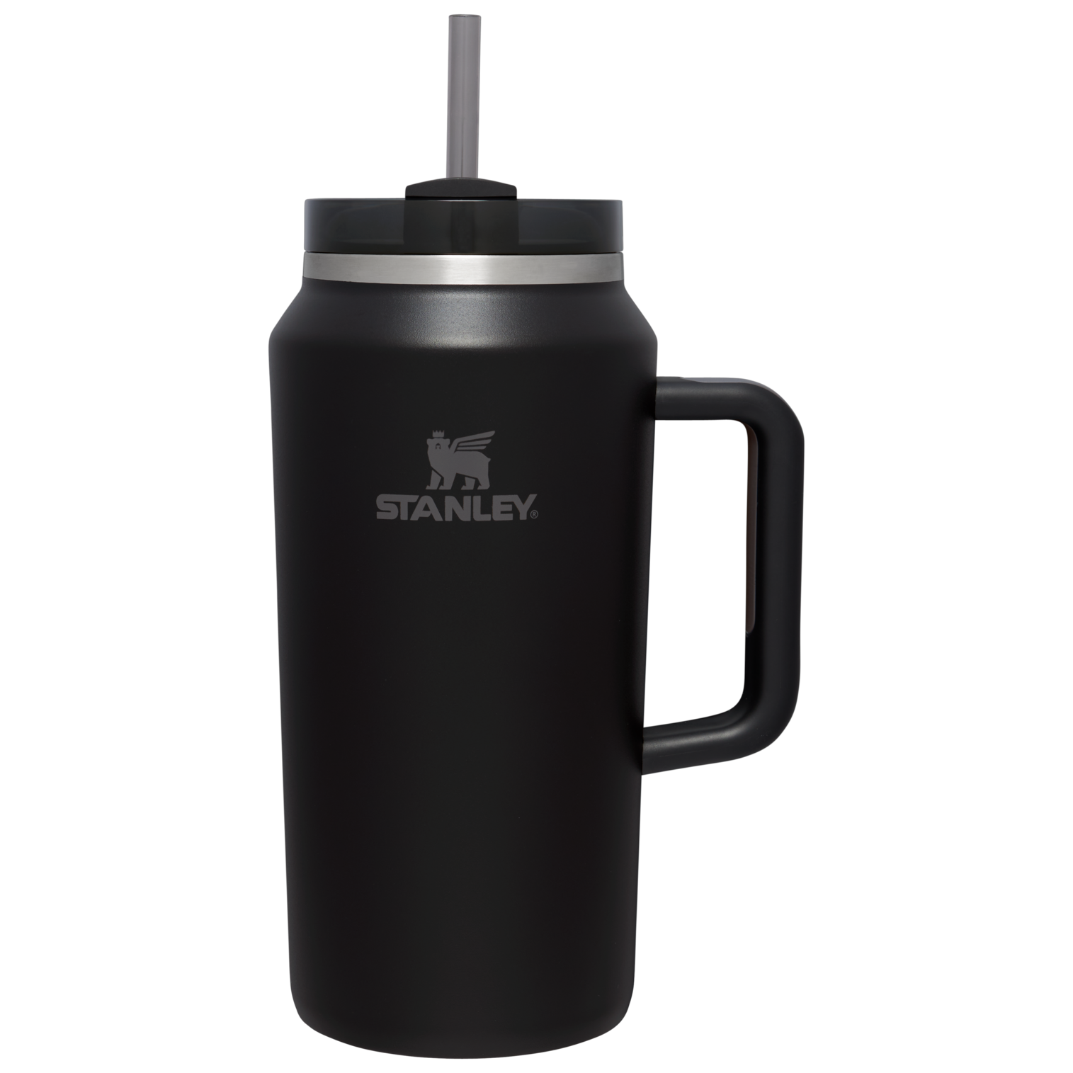 Car-Cup Friendly The Quencher H2.0 Flowstate Tumbler D365U - Double-Wall Vacuum Insulated Travel Tumbler with Straw - Black