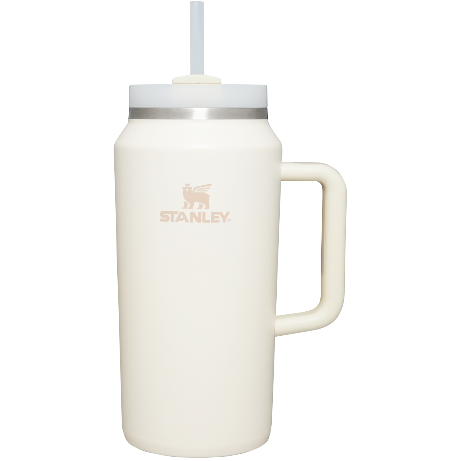 Double-Wall Vacuum The Quencher H2.0 Flowstate Tumbler D033Q - Premium Stainless Steel Straw Cup for All-Day Hydration - Cream