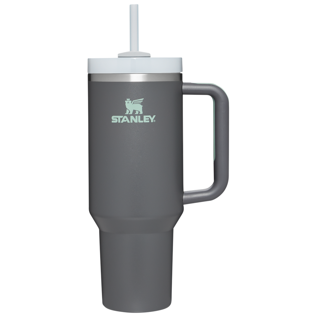 Splash-Resistant FlowState The Quencher H2.0 Flowstate Tumbler D050X - Double-Wall Vacuum Insulated Travel Tumbler with Straw Detail