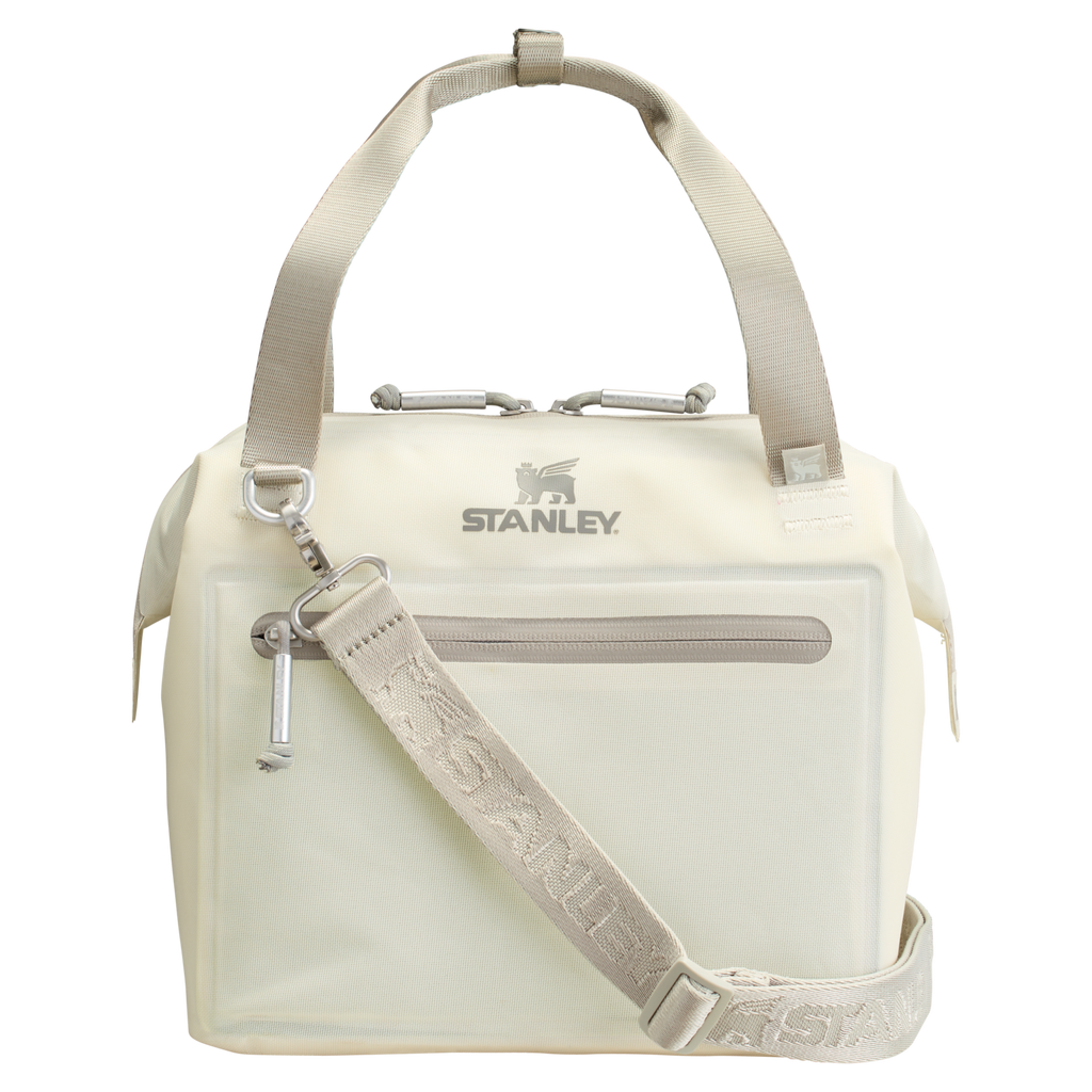 Premium All-Weather The All Day Julienne Mini Cooler D052R - Julienne Series Portable Picnic Chiller Tote - Cream