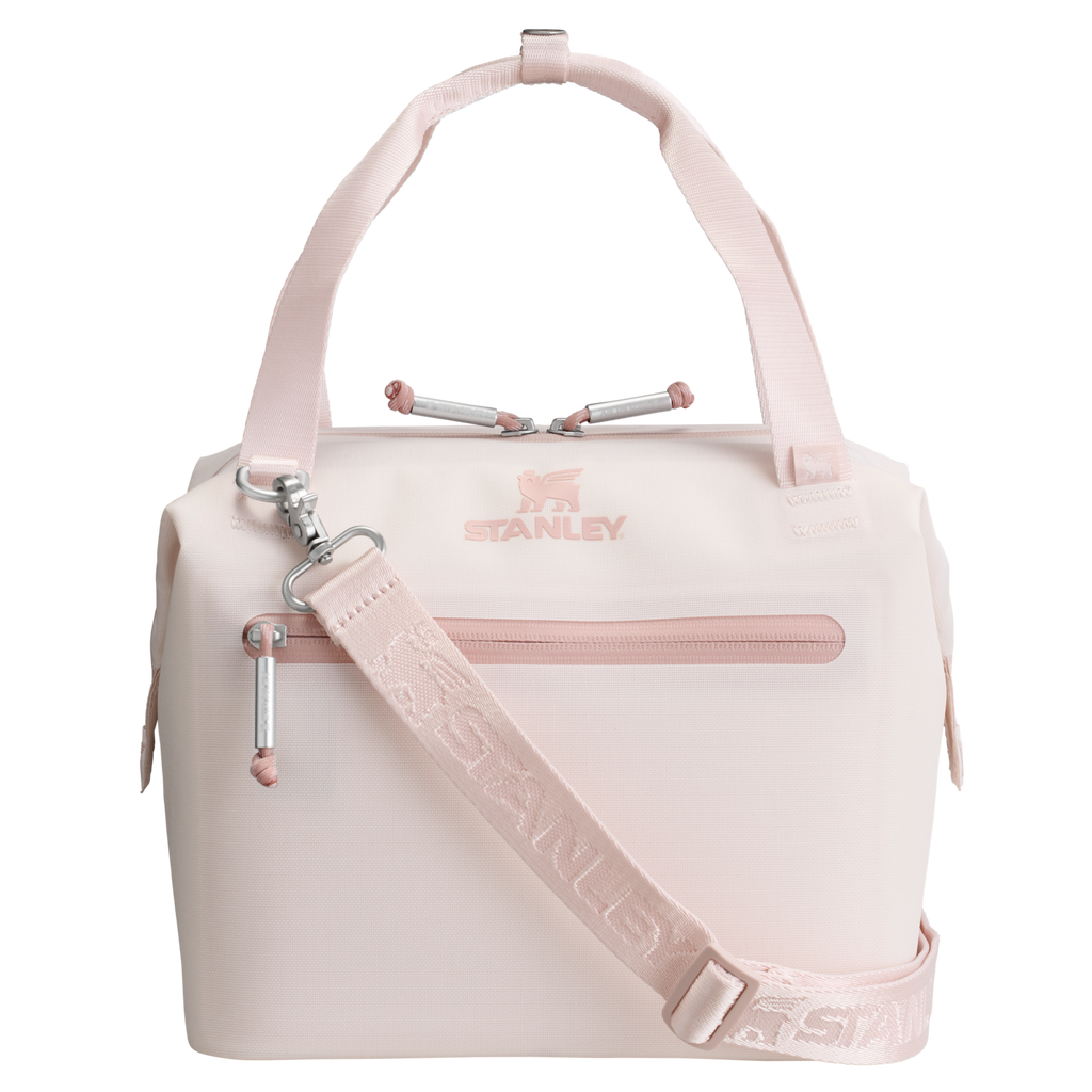 Premium All-Weather The All Day Julienne Mini Cooler D052R - Julienne Series Portable Picnic Chiller Tote - Rose Quartz