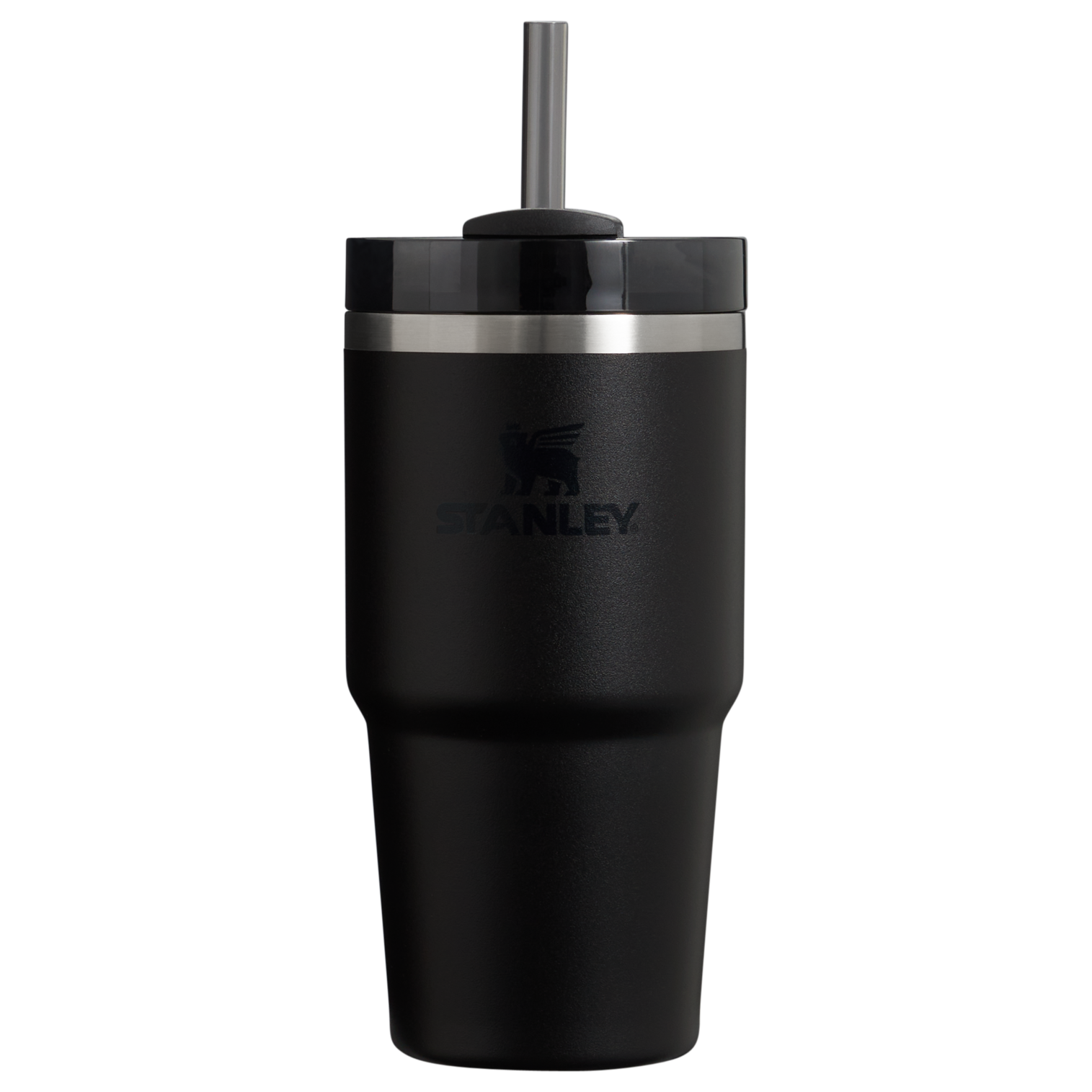 Large Capacity The Quencher H2.0 Flowstate Tumbler D030T - Premium Stainless Steel Straw Cup for All-Day Hydration - Black 2.0