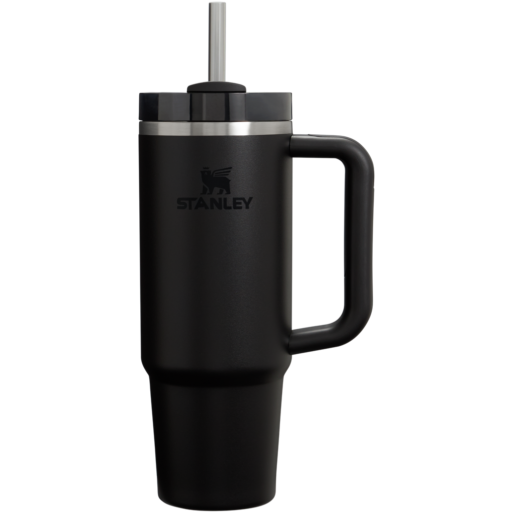 Large Capacity The Quencher H2.0 Flowstate Tumbler D051L - 40oz Large Capacity Car-Cup Friendly Quencher - Black 2.0