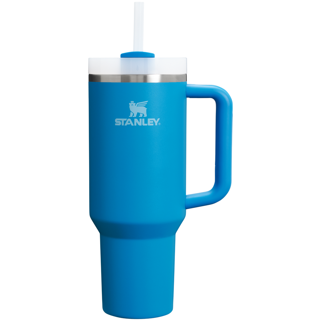 Splash-Resistant FlowState The Quencher H2.0 Flowstate Tumbler D050X - Double-Wall Vacuum Insulated Travel Tumbler with Straw Detail