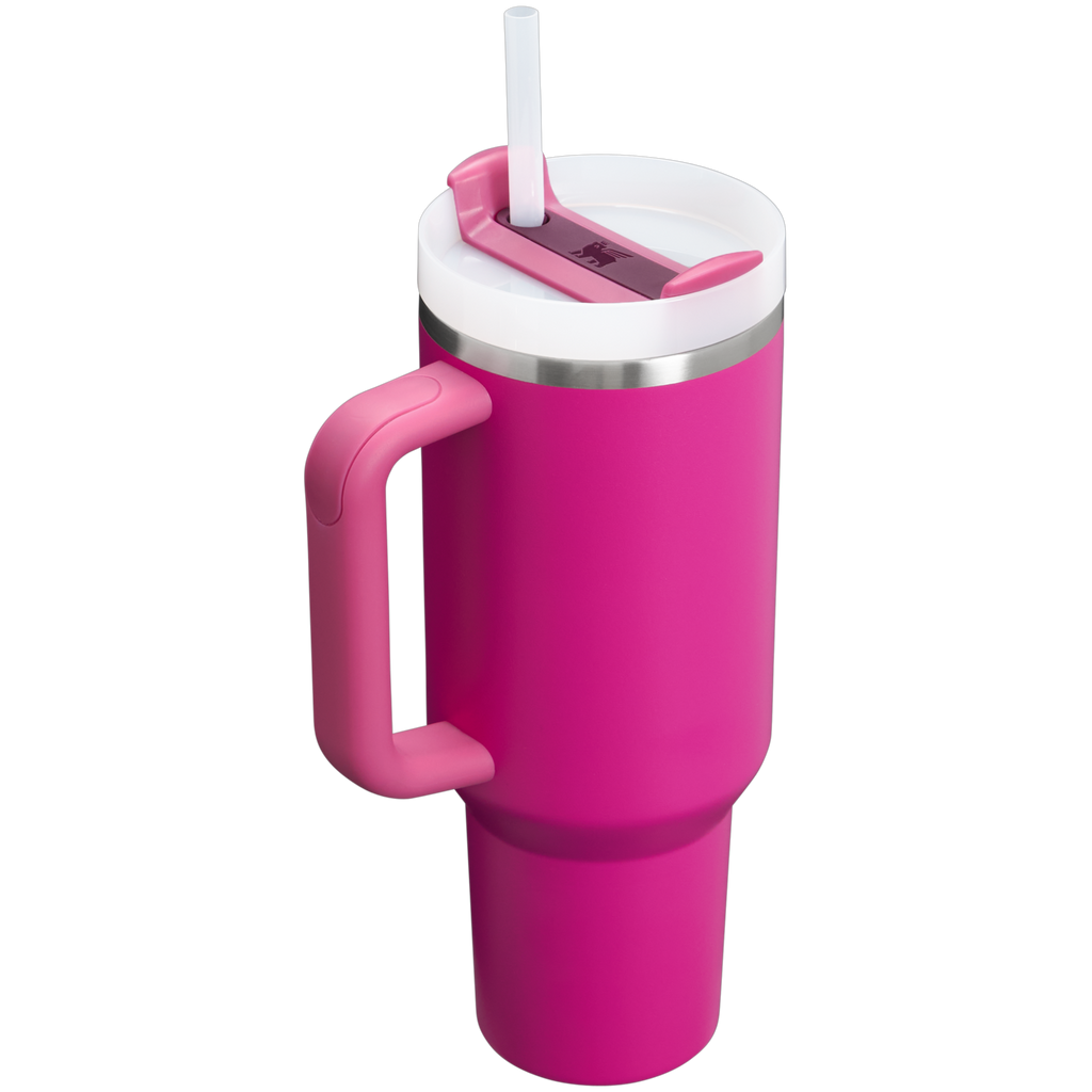 Splash-Resistant FlowState The Quencher H2.0 Flowstate Tumbler D050X - Double-Wall Vacuum Insulated Travel Tumbler with Straw Detail
