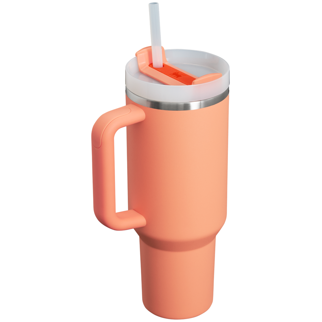 Splash-Resistant FlowState The Quencher H2.0 Flowstate Tumbler D050X - Double-Wall Vacuum Insulated Travel Tumbler with Straw Detail