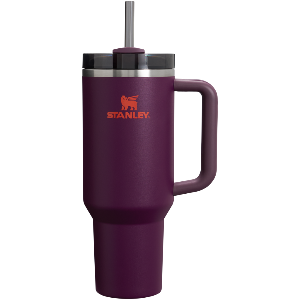 Splash-Resistant FlowState The Quencher H2.0 Flowstate Tumbler D050X - Double-Wall Vacuum Insulated Travel Tumbler with Straw Detail