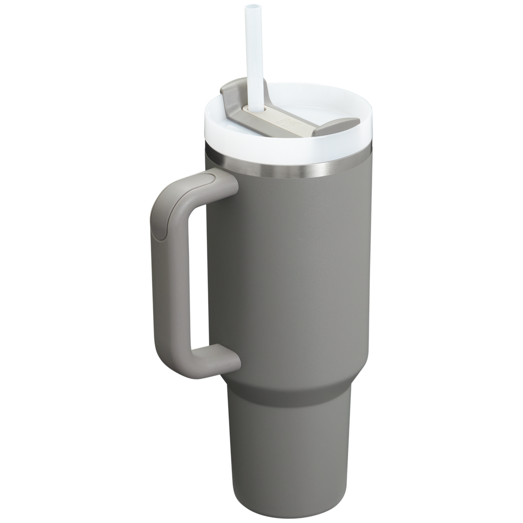 Splash-Resistant FlowState The Quencher H2.0 Flowstate Tumbler D050X - Double-Wall Vacuum Insulated Travel Tumbler with Straw Detail