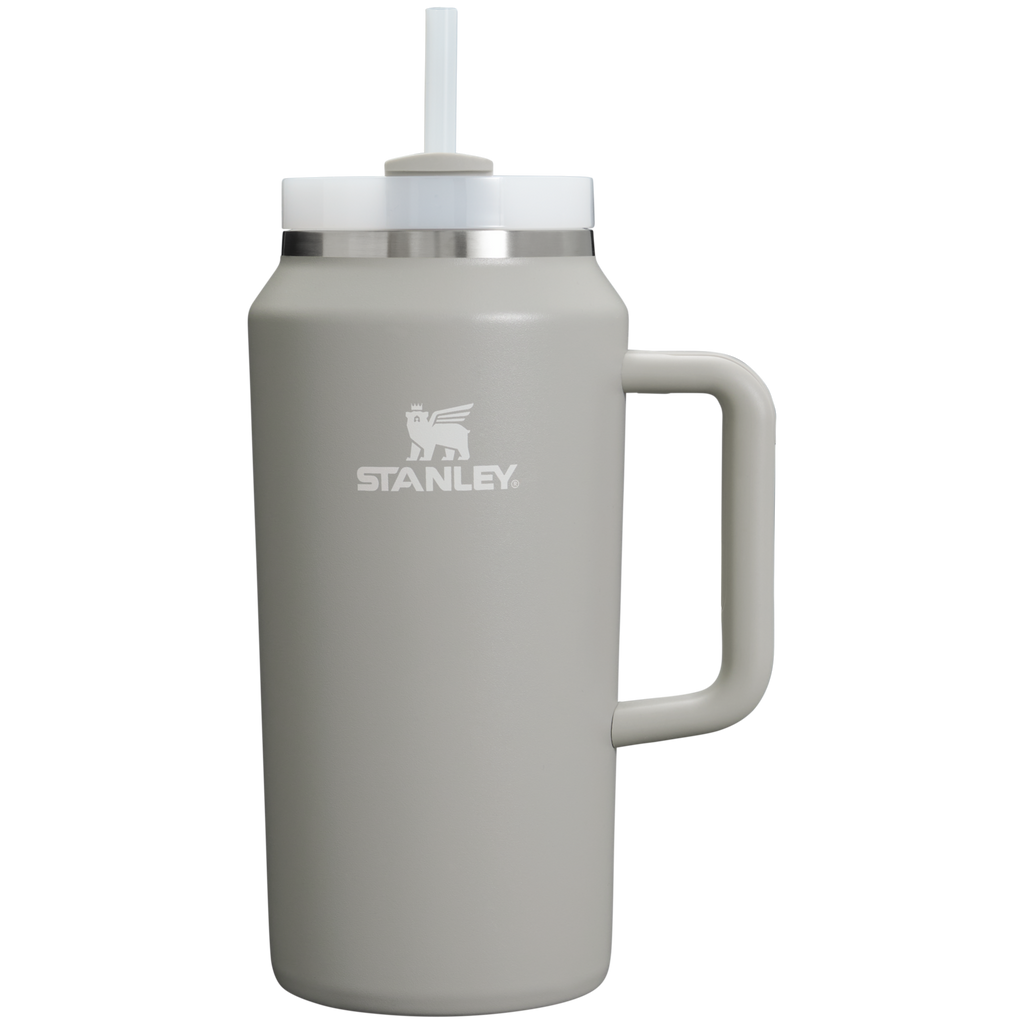 Double-Wall Vacuum The Quencher H2.0 Flowstate Tumbler D033Q - Premium Stainless Steel Straw Cup for All-Day Hydration - Ash