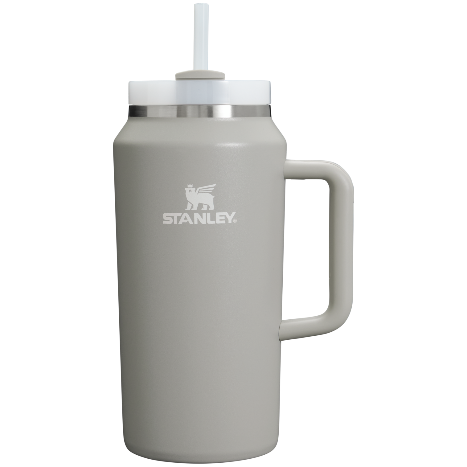 Car-Cup Friendly The Quencher H2.0 Flowstate Tumbler D365U - Double-Wall Vacuum Insulated Travel Tumbler with Straw - Ash