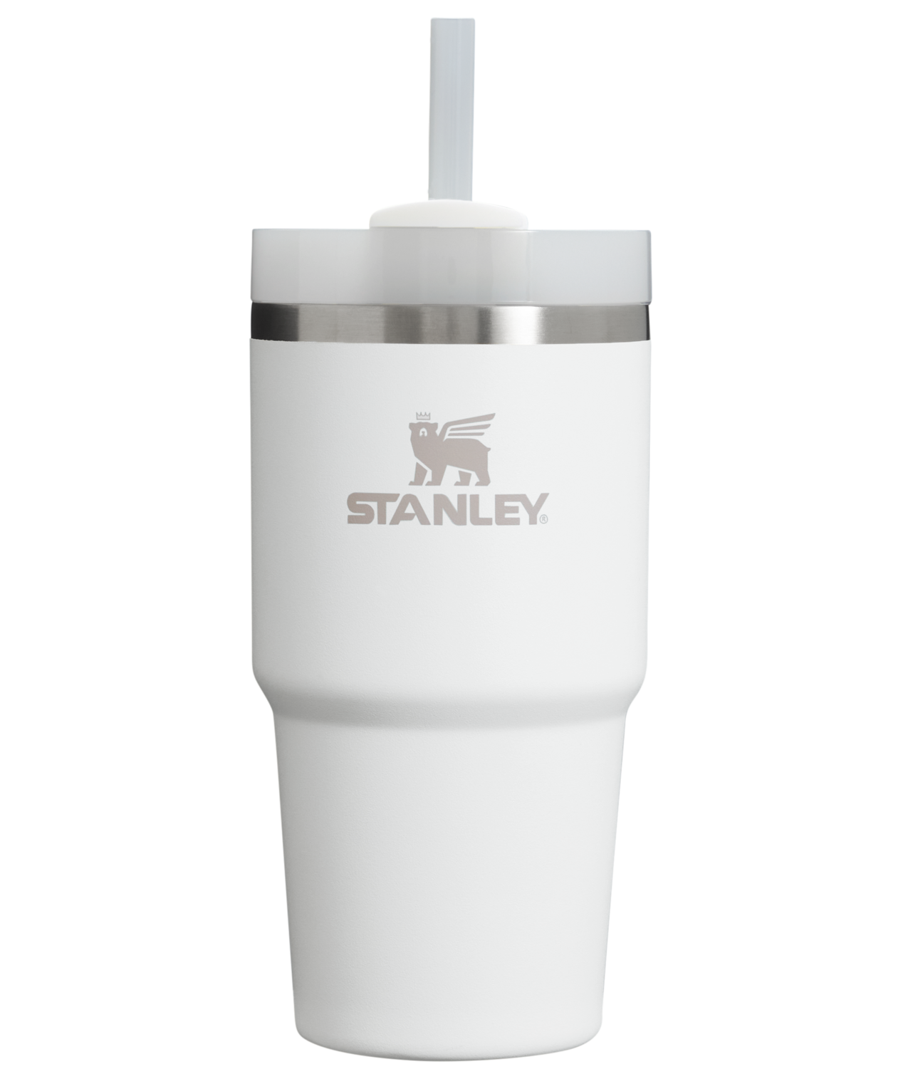 Insulated Travel The Quencher H2.0 Flowstate Tumbler | Stanley Create D330L - FlowState 3-Position Lid Insulated Travel Mug - Frost