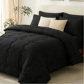 All-Season 7 Pieces Comforter Set Full，Bed in A bag，All Seasons Bedding sets with Comforter,Fitted Sheet,Flat Sheet,Pillowcases ... - Luxurious Quilted Duvet Cover Set - Default Title