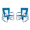 Smooth Motion Beach Rocker Bundle - Choice 773 - RoadTrip Rocker Smooth Motion Camp Chair - Saybrook Blue