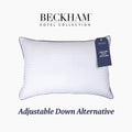 Orthopedic Support Customizable Down Alternative Queen Pillow 1 Pack, Adult - Decorative Throw Pillow Cushion for Sofa & Bed - Default Title