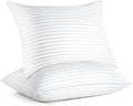 Decorative Plump Pillow for Beds 2 Pack Queen Size Pillows Set of 2 Hypoallergenic Hotel Down Alternative Pillow for Side and Back Sle... - Hotel Quality Plush Sleeping Pillows - Default Title