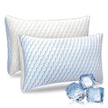Ergonomic Memory Foam Bed Pillows, Pillows for Bed Queen Size 2 Pack, Premium Down Alternative Luxury Hotel Pillows Set of 2, Cooling Pillo... - Decorative Throw Pillow Cushion for Sofa & Bed - Default Title
