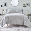 Fluffy Down Alternative Better Homes & Garden Grey Chenille 3-Piece Comforter Set, Full/Queen, All Ages - Cloud-Like Soft Lightweight Bed Comforter - Default Title