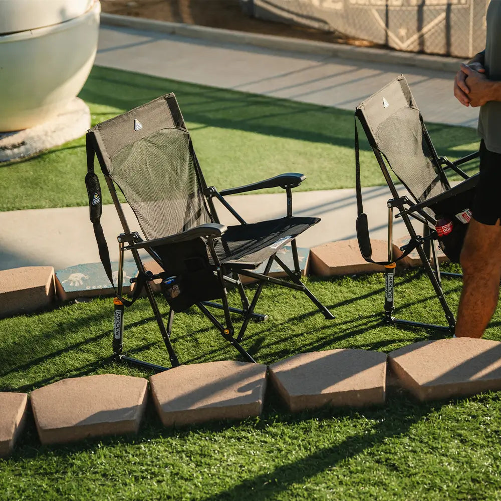Heavy-Duty Freestyle BreezeRocker - Choice 504 - RoadTrip Rocker Smooth Motion Camp Chair Detail