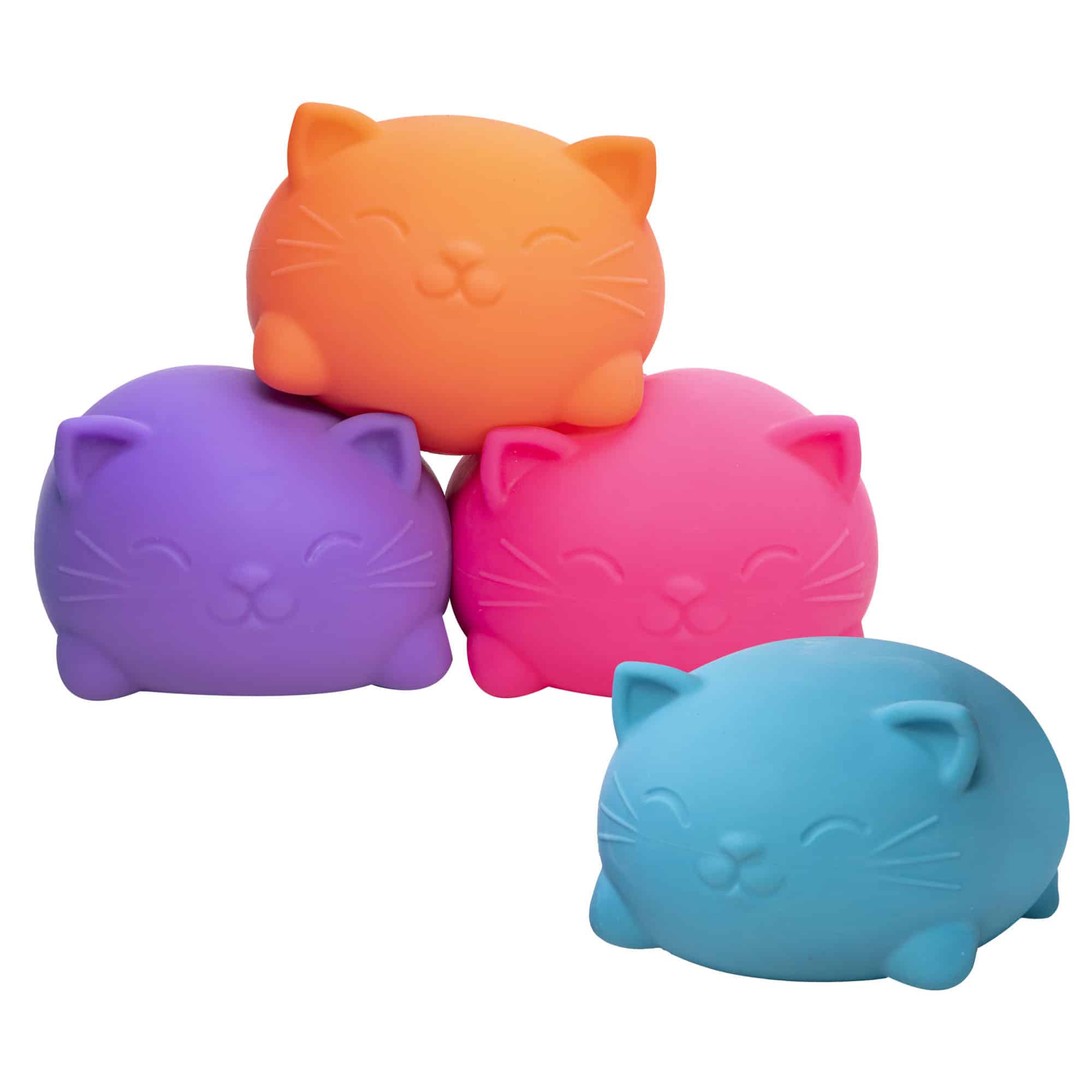 Adorable Character Super NeeDoh Cool Cats | Select Opal Prairie - Dino Character Malt-Gel Filled Sensory Glob Detail