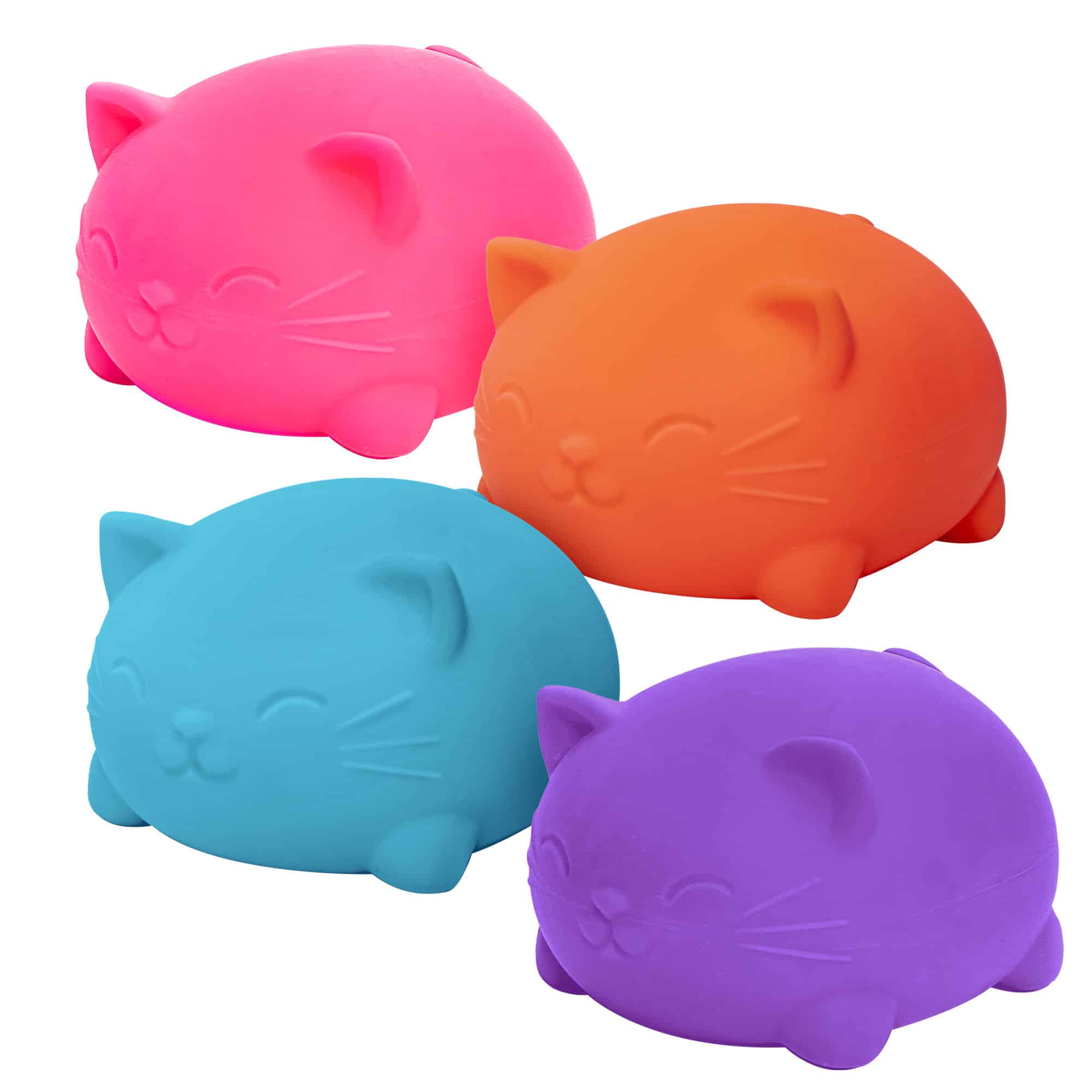 Adorable Character Super NeeDoh Cool Cats | Select Opal Prairie - Dino Character Malt-Gel Filled Sensory Glob Detail