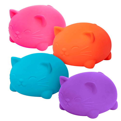 Adorable Character Super NeeDoh Cool Cats | Select Opal Prairie - Dino Character Malt-Gel Filled Sensory Glob Detail