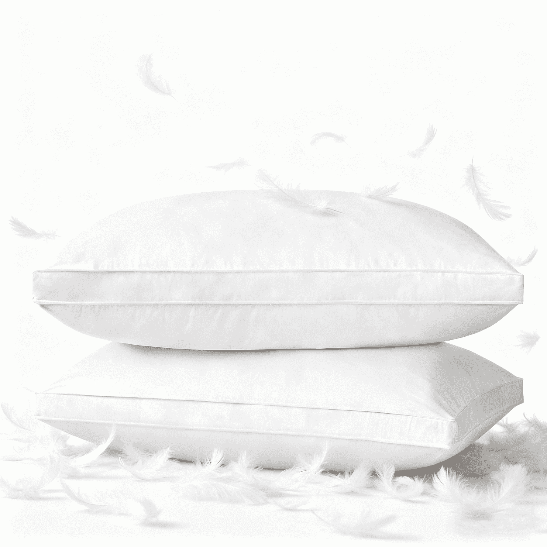 Hotel Collection Goose Feather & Down Pillow King Size 20"x36" – Hotel Quality Bed Pillow for Sleeping, 100% Organic Cotton Cover, Hyp... - Decorative Throw Pillow Cushion for Sofa & Bed - Default Title