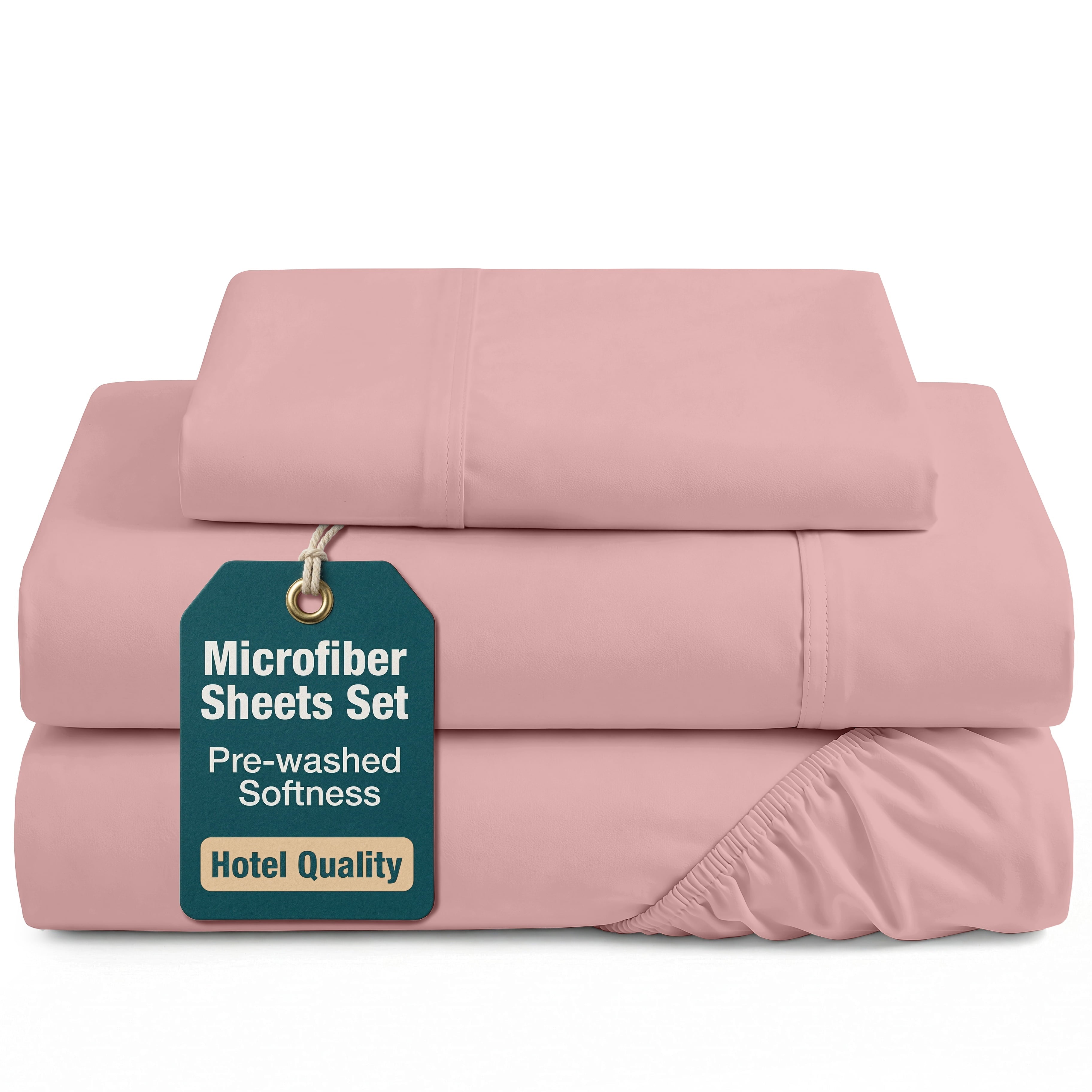 Premium Egyptian Cotton Twin Size Bed Sheets Set - Washed Ultra-Soft Microfiber Twin Bed Sheets - Extra Soft - 3 Piece Set - Bedding Sheets &... - Breathable Egyptian Cotton Flat & Fitted Sheets - Default Title