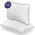 Orthopedic Support Bed Pillows Queen Size Set of 2 - Luxury Down Alternative Pillow - 5 Star Hotel Pillows for Back, Side and Stomach Sl... - Decorative Throw Pillow Cushion for Sofa & Bed - Default Title