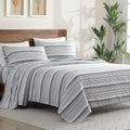 Wrinkle-Resistant Home 3-Piece Twin Microfiber Classic Stripe Bed Sheet Set, Super Soft, Breathable Stripe Bedding with 16 inches Deep ... - Breathable Egyptian Cotton Flat & Fitted Sheets - Default Title